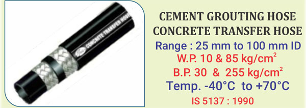 Cement Grouting Hose - Concrete Transfer Hose